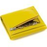 Жовтий жіночий гаманець невеликого розміру з натуральної шкіри Marco Coverna 68628 - 5