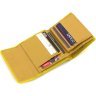 Жовтий жіночий гаманець невеликого розміру з натуральної шкіри Marco Coverna 68628 - 6