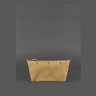 Шкіряна плетена жіноча сумка-кроссбоді світло-коричневого кольору BlankNote Пазл S 78728 - 5