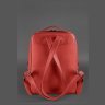 Шкіряний міський жіночий рюкзак червоного кольору на блискавці BlankNote Cooper 78828 - 4