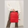 Шкіряний міський жіночий рюкзак червоного кольору на блискавці BlankNote Cooper 78828 - 7