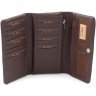 Просторий гаманець коричневого кольору з натуральної шкіри Tony Bellucci (12440) - 2
