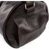Темно-коричнева дорожня сумка з якісної шкіри італійського виробництва Grande Pelle (15487) - 6