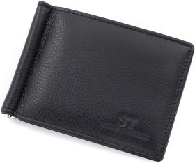 Шкіряний затискач для грошей, карт та дрібниць - ST Leather 69728