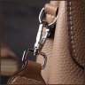 Стильна жіноча сумка з натуральної шкіри бежевого кольору з ручкою Vintage 2422292 - 9