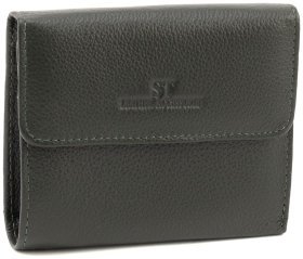 Невеликого розміру шкіряне портмоне жіноче зеленого кольору ST Leather 90829