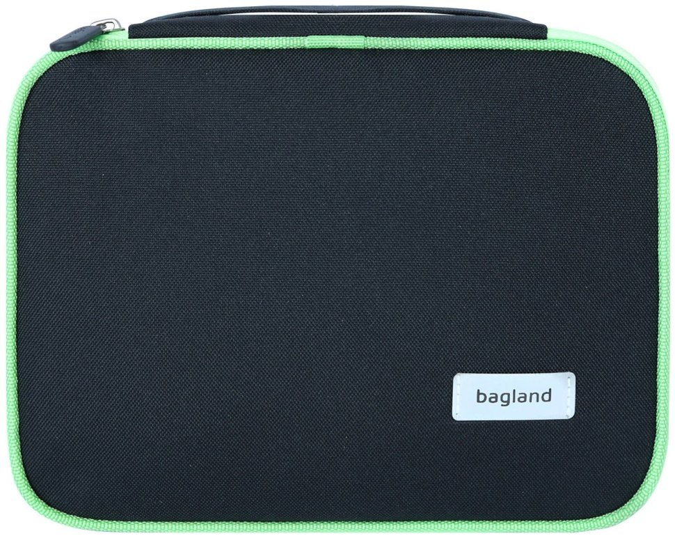 Компактная косметичка из текстиля Оксфорд на молнии Bagland 111329 черного цвета фото №1 Компактная косметичка из текстиля Оксфорд на молнии Bagland 111329 черного цвета modnotak фото №1