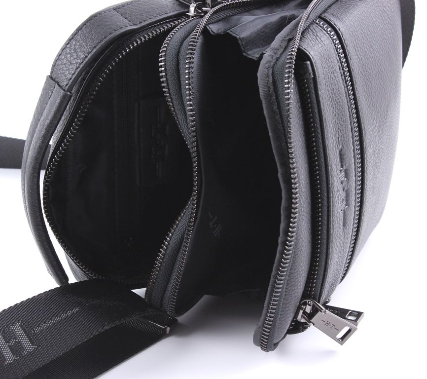 Невелика чоловіча шкіряна сумочка з ручкою H.T Leather (10244)
