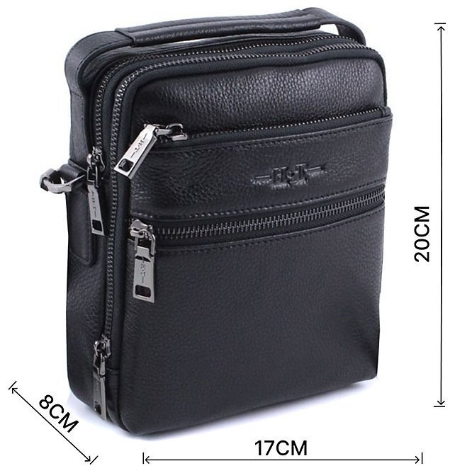 Небольшая мужская кожаная сумочка с ручкой H.T Leather (10244) фото №3 Небольшая мужская кожаная сумочка с ручкой H.T Leather (10244) modnotak фото №3