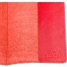 Кожаная женская обложка на паспорт красного цвета с ромбами SHVIGEL (2413972) - 4