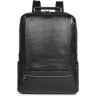 Элегантный кожаный рюкзак черного цвета VINTAGE STYLE (14949) - 1
