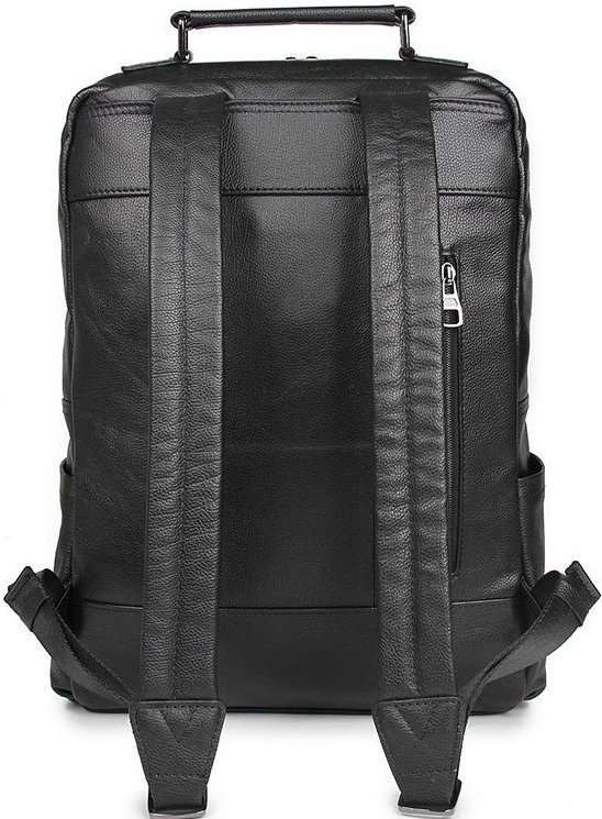 Елегантний шкіряний рюкзак чорного кольору VINTAGE STYLE (14949) modnotak фото №4