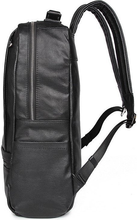 Елегантний шкіряний рюкзак чорного кольору VINTAGE STYLE (14949) modnotak фото №6