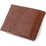 Світло-коричневе чоловіче портмоне з натуральної шкіри без застібки CANPELLINI (2421765) - 2