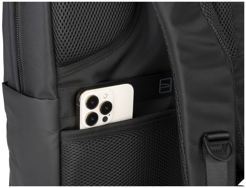 Нейлоновый рюкзак на каждый день для ноутбука до 15" Tucano Martem черного цвета 103529 modnotak фото №6