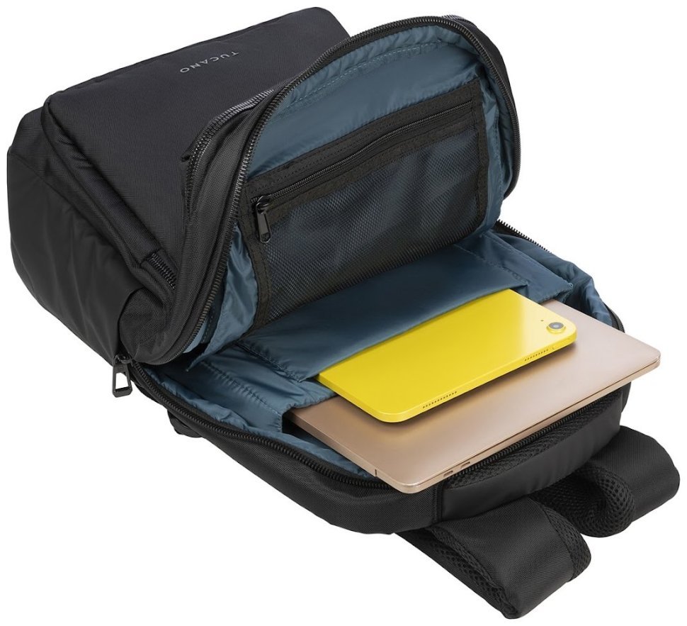 Нейлоновый рюкзак на каждый день для ноутбука до 15" Tucano Martem черного цвета 103529 modnotak фото №10