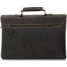 Классический мужской портфель темно-коричневого цвета в винтажном стиле Tiding Bag (15875) - 3
