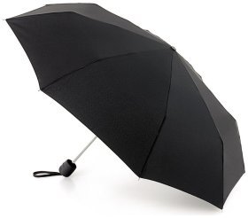 Зонт Fulton Stowaway-23 G560 Black (складной, механика, UPF 30+, однотонный черный) 93829