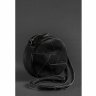 Наплечная сумка круглой формы из гладкой кожи черного цвета BlankNote Бон-Бон (12746) - 4