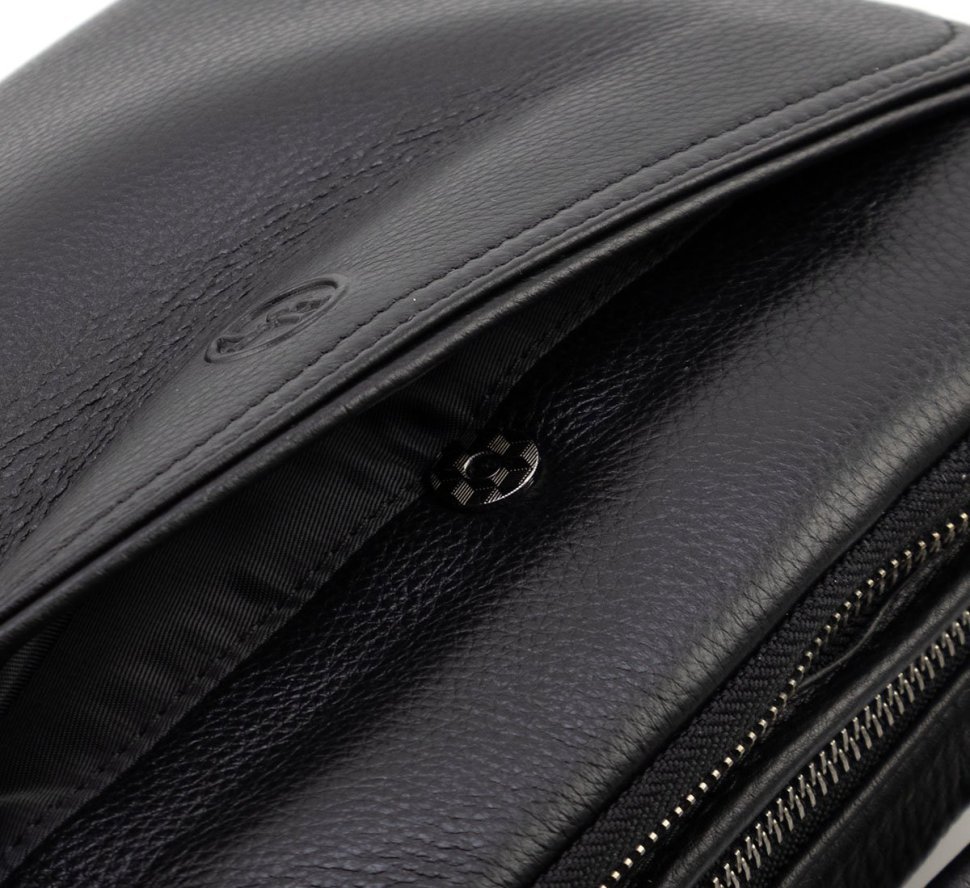 Мужская горизонтальная кожаная сумка с отделением под карточки H.T Leather (18773) фото №12 Мужская горизонтальная кожаная сумка с отделением под карточки H.T Leather (18773) modnotak фото №12
