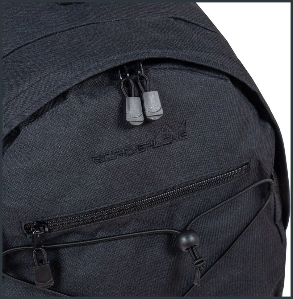 Мужской текстильный рюкзак на два вместительный отделения Borderline JBBP194L черного цвета 94429 (35 литров) фото №7 Мужской текстильный рюкзак на два вместительный отделения Borderline JBBP194L черного цвета 94429 (35 литров) modnotak фото №7