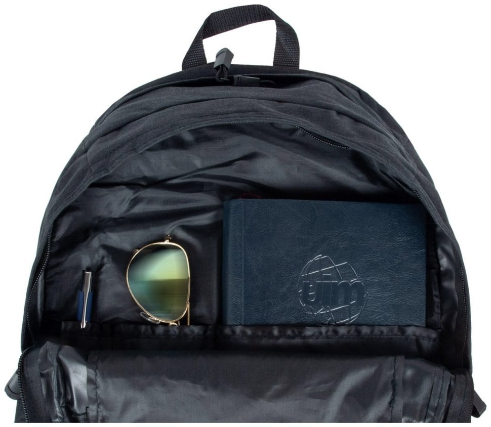Мужской текстильный рюкзак на два вместительный отделения Borderline JBBP194L черного цвета 94429 (35 литров) фото №9 Мужской текстильный рюкзак на два вместительный отделения Borderline JBBP194L черного цвета 94429 (35 литров) modnotak фото №9