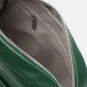 Небольшая кожаная женская сумка с текстильным плечевым ремнем Borsa Leather 104529 зеленого цвета фото №5 Небольшая кожаная женская сумка с текстильным плечевым ремнем Borsa Leather 104529 зеленого цвета modnotak фото - 5