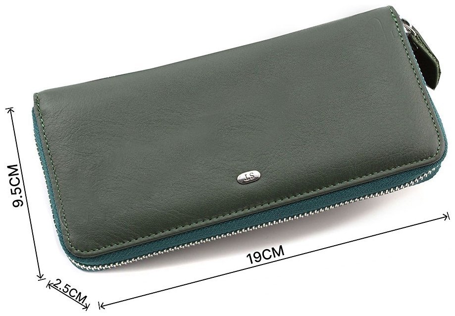 Жіночий шкіряний гаманець на блискавки з ремінцем на руку ST Leather (17290) modnotak фото №3