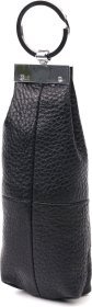 Черная практичная ключница из натуральной кожи от турецкого производителя KARYA (2421215)