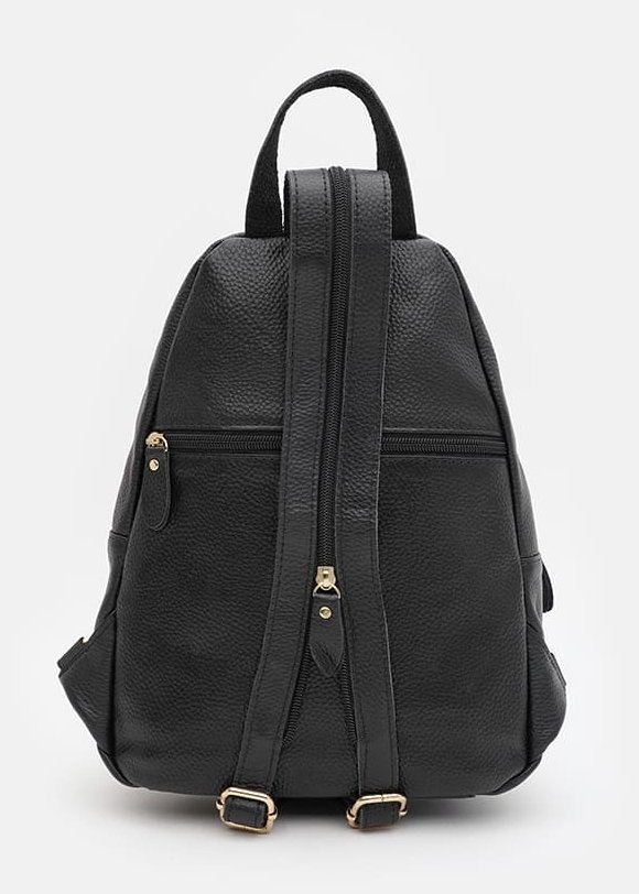 Городской женский рюкзак из натуральной зернистой кожи с одним основным отделением Keizer черного цвета 95529 фото №3 Городской женский рюкзак из натуральной зернистой кожи с одним основным отделением Keizer черного цвета 95529 modnotak фото №3