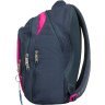 Сірий текстильний рюкзак великого розміру з ортопедичною спинкою Bagland 55729 - 4