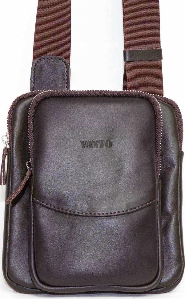 Шкіряна чоловіча сумка на плече VATTO (11870)