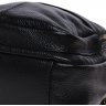 Женский кожаный рюкзак черного цвета на молнии Keizer (19269) - 5
