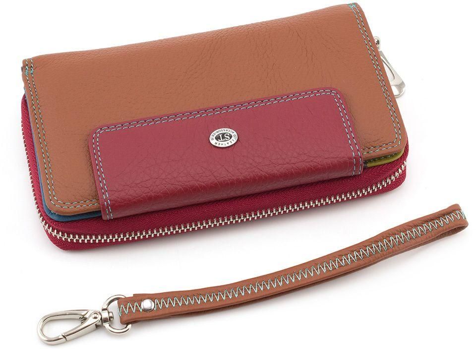 Стильний жіночий гаманець з відділенням на блискавці ST Leather (16043)
