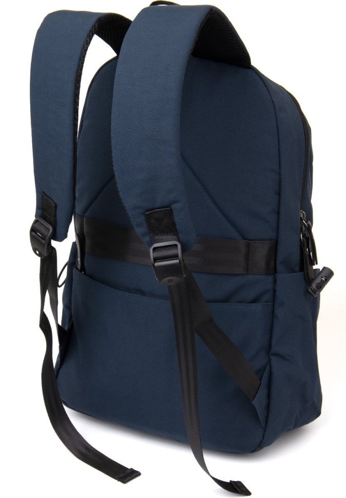 Темно-синій текстильний рюкзак з відділенням під ноутбук Vintage (20625)