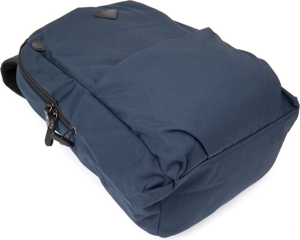 Темно-синий текстильный рюкзак с отделением под ноутбук Vintage (20625)