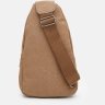 Коричневая мужская тактическая сумка-слинг из текстиля Monsen (22161) - 3