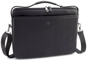 Шкіряна чоловіча сумка для ноутбука 13 дюймів та для документів А4 HT Leather 107929