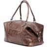 Велика коричнева дорожня сумка з натуральної шкіри з ручками SHVIGEL 2400905 - 1