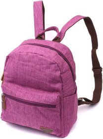 Жіночий текстильний рюкзак фіолетового кольору для міста Vintage 2422243