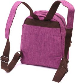 Женский текстильный рюкзак фиолетового цвета для города Vintage 2422243