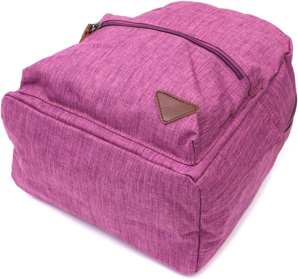 Женский текстильный рюкзак фиолетового цвета для города Vintage 2422243