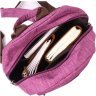 Женский текстильный рюкзак фиолетового цвета для города Vintage 2422243 - 5