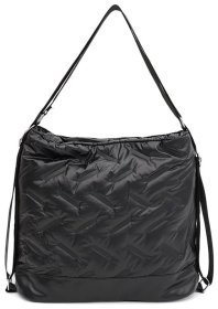 Зручна жіноча сумка із якісного поліестеру чорного кольору Monsen 88829