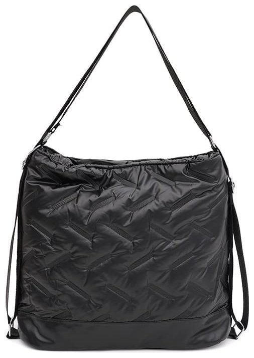 Удобная женская сумка из качественного полиэстера черного цвета Monsen 88829 modnotak фото №1