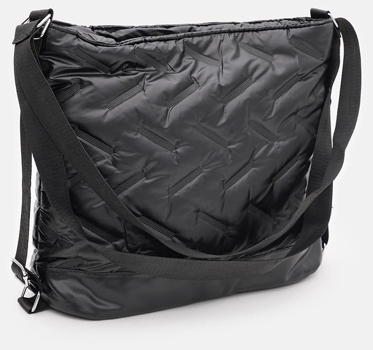 Удобная женская сумка из качественного полиэстера черного цвета Monsen 88829 modnotak фото №2