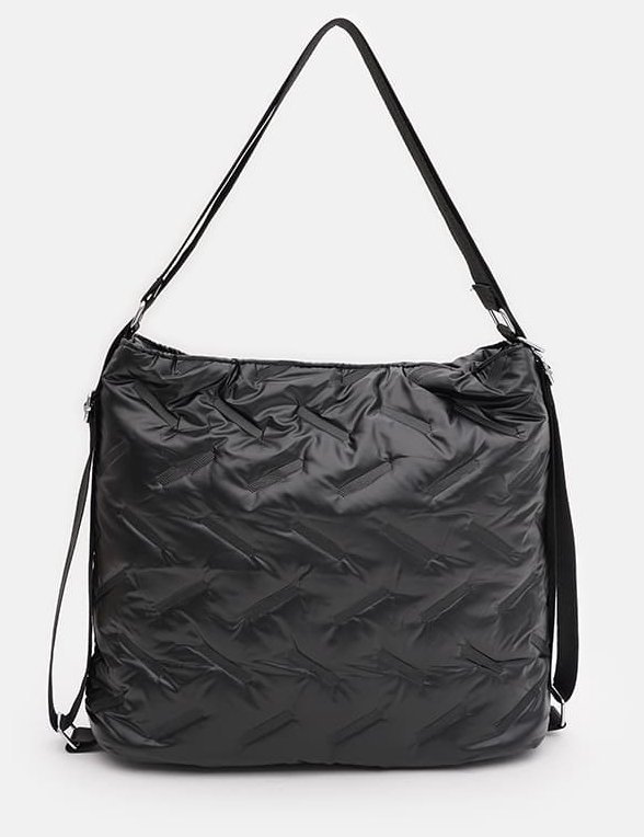 Удобная женская сумка из качественного полиэстера черного цвета Monsen 88829 modnotak фото №3