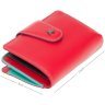 Компактный женский кошелек из качественной кожи красного цвета Visconti Poppy 69129 - 11