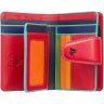 Компактний жіночий гаманець з якісної шкіри червоного кольору Visconti Poppy 69129 - 12