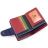 Компактный женский кошелек из качественной кожи красного цвета Visconti Poppy 69129 - 7